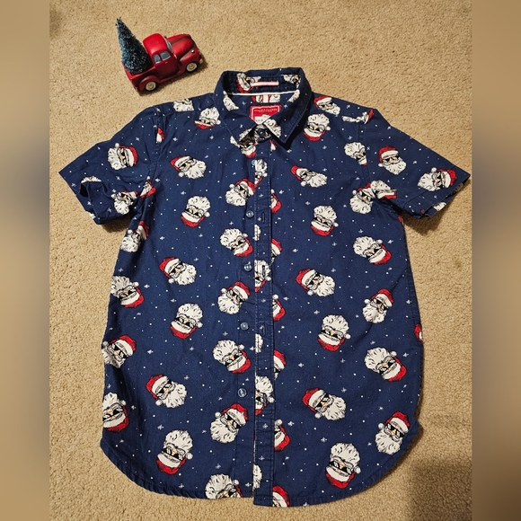 Santa Button Down Shirt - Picture 5 of 6